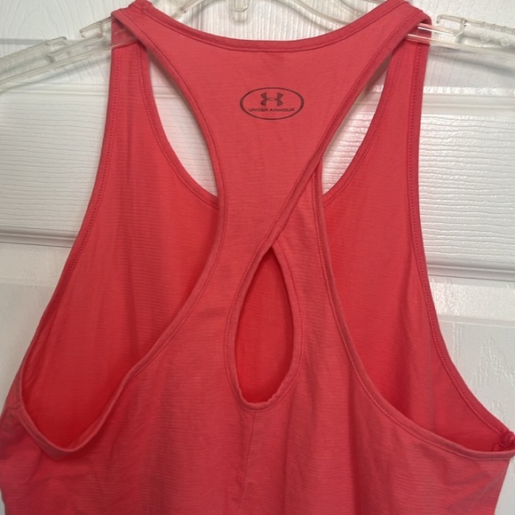 Under Armour Heat Gear Charged Keyhole Racerback Tank Top - Picture 4 of 7